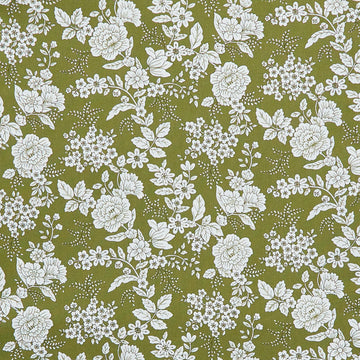 Tranquility - Floral Dark Green 3 Yard Cut