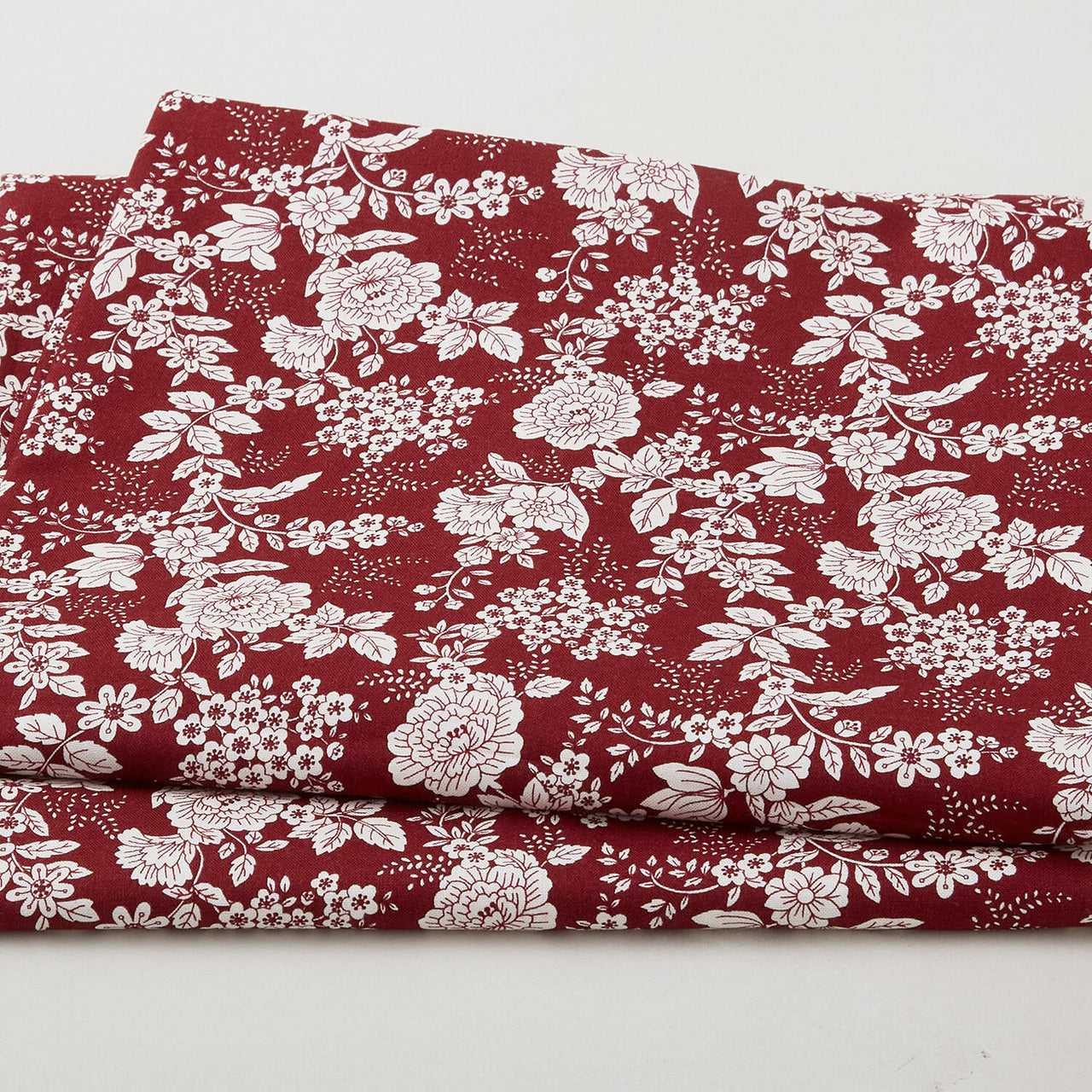 Tranquility - Floral Cranberry 3 Yard Cut