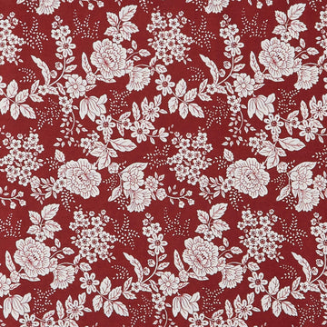 Tranquility - Floral Cranberry 3 Yard Cut