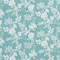 Tranquility - Floral Dark Aqua 3 Yard Cut