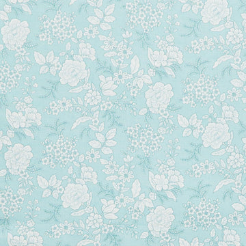 Tranquility - Floral Light Aqua 3 Yard Cut