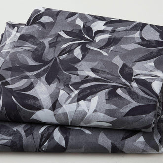Shadow Leaves 108" - Shadow Leaves Black 3 Yard Cut