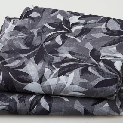 Shadow Leaves 108" - Shadow Leaves Black 3 Yard Cut
