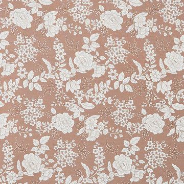 Tranquility - Floral Dark Taupe 3 Yard Cut