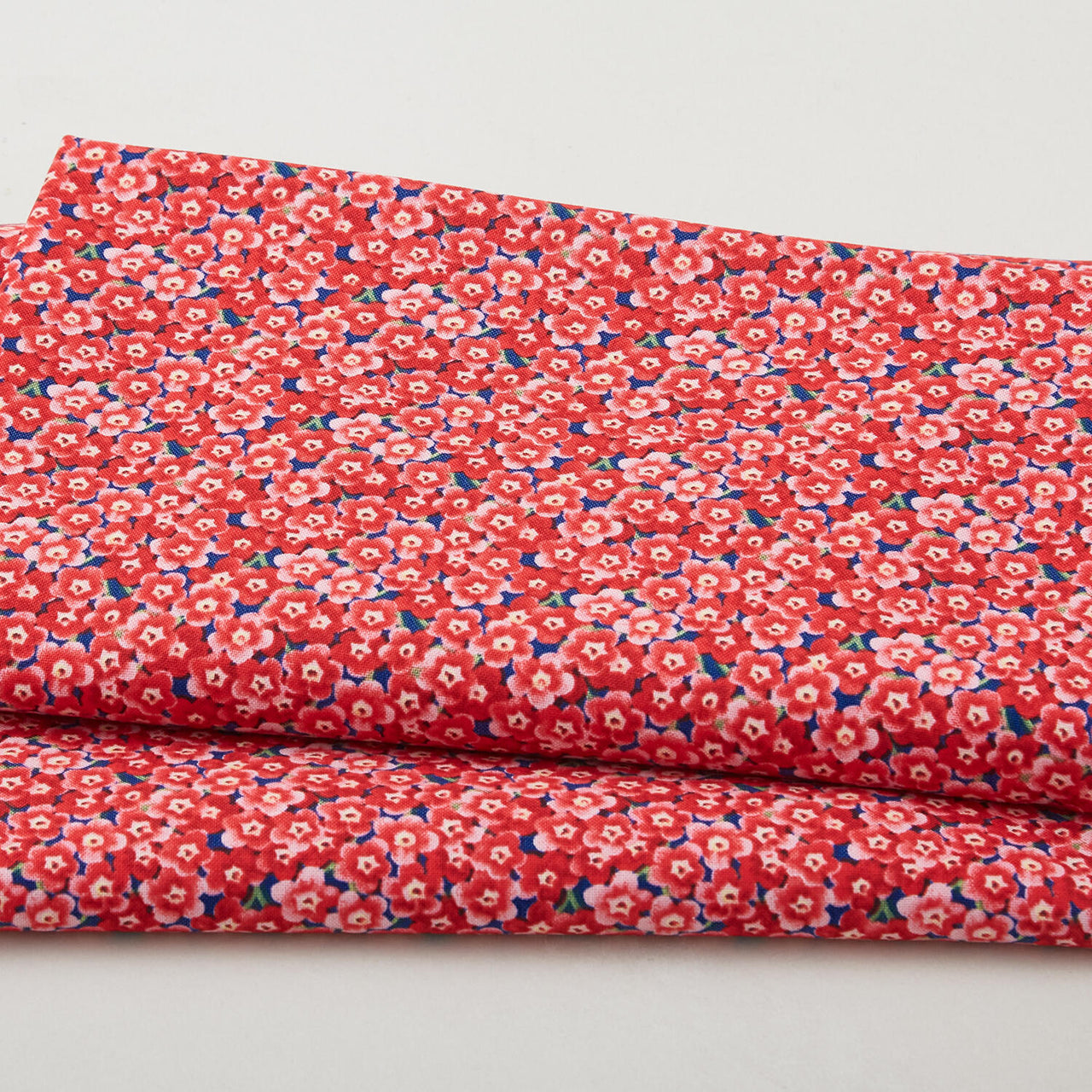 Enchanted Forest - Packed Little Flowers	Red 2 Yard Cut