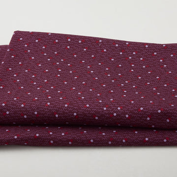 Pansy For Your Thoughts - Tri Flowers Maroon 2 Yard Cut