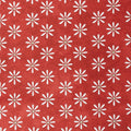 Pocket Full Of Posies - Set Daisies Red 2 Yard Cut