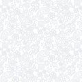 Quilter's Flour Favorites - Floral Paisley White on White 3 Yard Cut