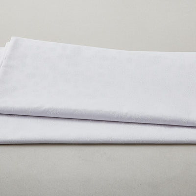 Quilter's Flour Favorites - Large Snowflake White on White 3 Yard Cut