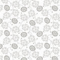 Quilter's Flour Favorites - Large Floral White on White 3 Yard Cut