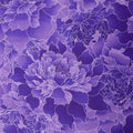 Monochromatic Peony 118" Wide Back - Deep Purple Digitally Printed 3 Yard Cut