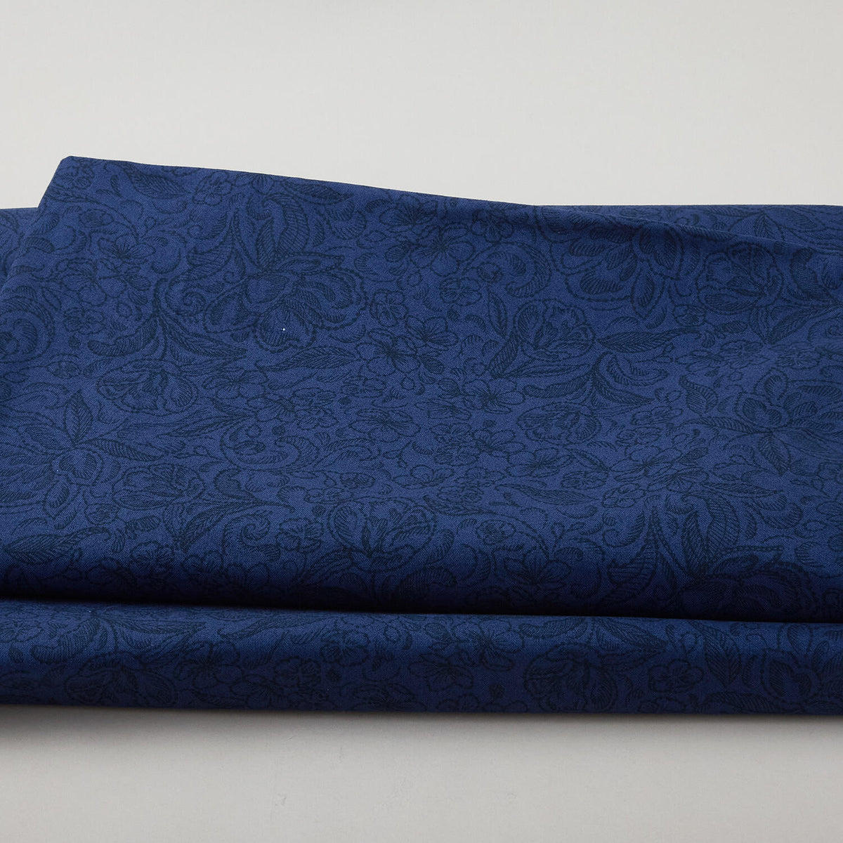 Stylized Garden - Delicate Floral Blue 108" Wide 3 Yard Cut