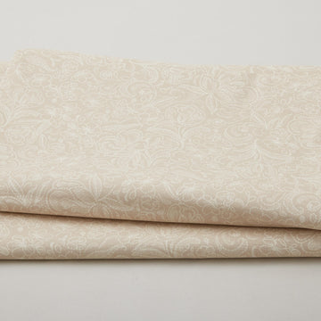 Stylized Garden - Delicate Floral Cream 108" Wide 3 Yard Cut