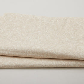 Stylized Garden - Delicate Floral Cream 108" Wide 3 Yard Cut