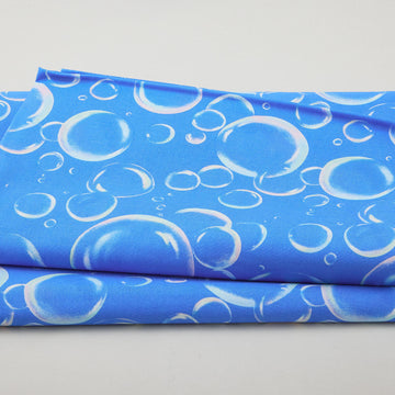 Bubble Blast - Bubbles Cerulean Blue 108" Wide 3 Yard Cut