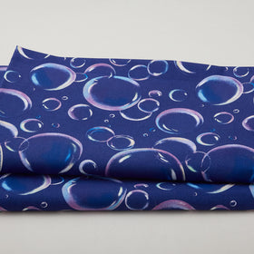 Bubble Blast - Bubbles Navy 108" Wide 3 Yard Cut