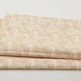 Whirlwind 118" - Wavy Lines Tan 3 Yard Cut