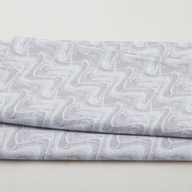 Whirlwind 118" - Wavy Lines Grey 3 Yard Cut