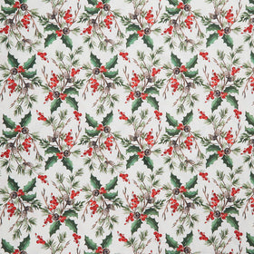 Berry Chic - Holly Bouquet Cream 108" Wide Backing