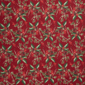Berry Chic - Holly Bouquet Red 108" Wide Backing