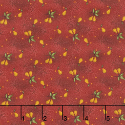 Baubles and Balsam - Pear Orchard Cranberry Yardage