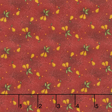 Baubles and Balsam - Pear Orchard Cranberry Yardage