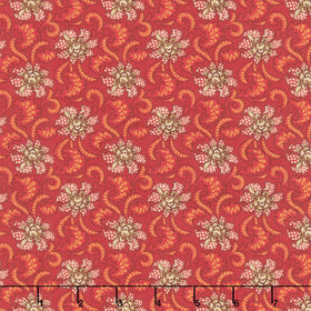 Baubles and Balsam - Holiday Foulard Cranberry Yardage