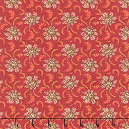 Baubles and Balsam - Holiday Foulard Cranberry Yardage