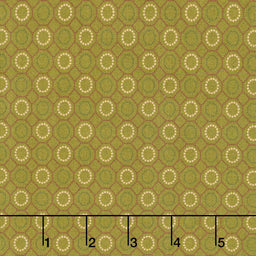 Baubles and Balsam - Holiday Geometric Evergreen Yardage