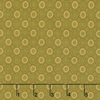 Baubles and Balsam - Holiday Geometric Evergreen Yardage