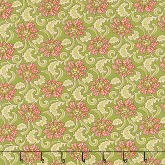 Baubles and Balsam - Holiday Foulard Evergreen Yardage