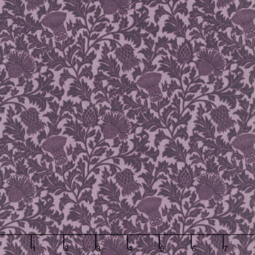 Thistle and Rye - Allover Thistle Purple Yardage