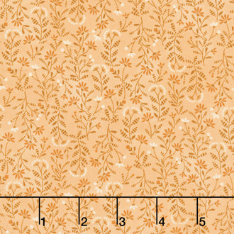 Thistle and Rye - Spring Calico Orange Yardage