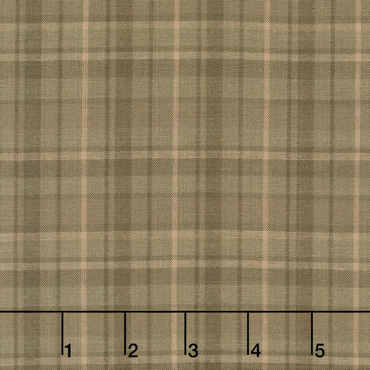 Thistle and Rye - Large Plaid Brown Yardage