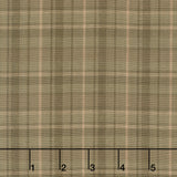 Thistle and Rye - Large Plaid Brown Yardage