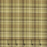 Thistle and Rye - Large Plaid Green Yardage