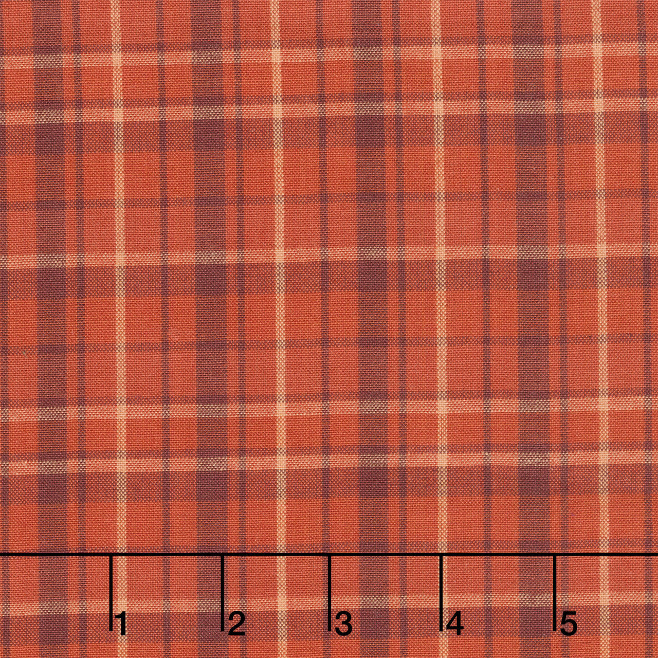 Thistle and Rye - Large Plaid Red Yardage