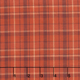Thistle and Rye - Large Plaid Red Yardage
