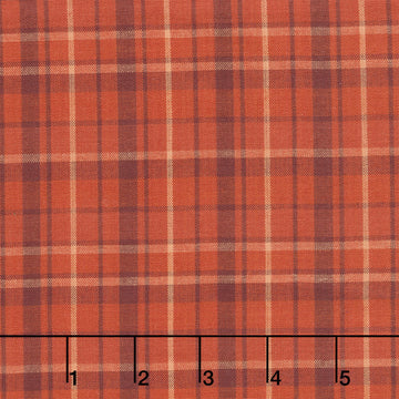 Thistle and Rye - Large Plaid Red Yardage