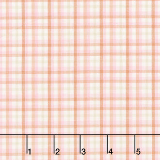 Thistle and Rye - Small Plaid White Wash Yardage