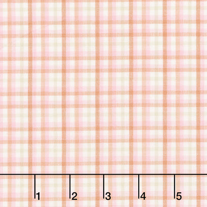 Thistle and Rye - Small Plaid White Wash Yardage