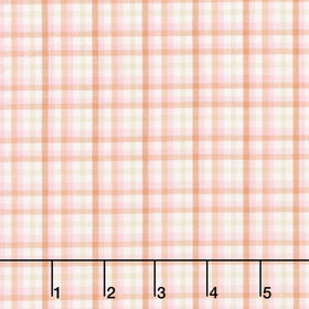 Thistle and Rye - Small Plaid White Wash Yardage