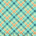 Ghosts in the Graveyard - Bias Plaid Glow Multi Yardage