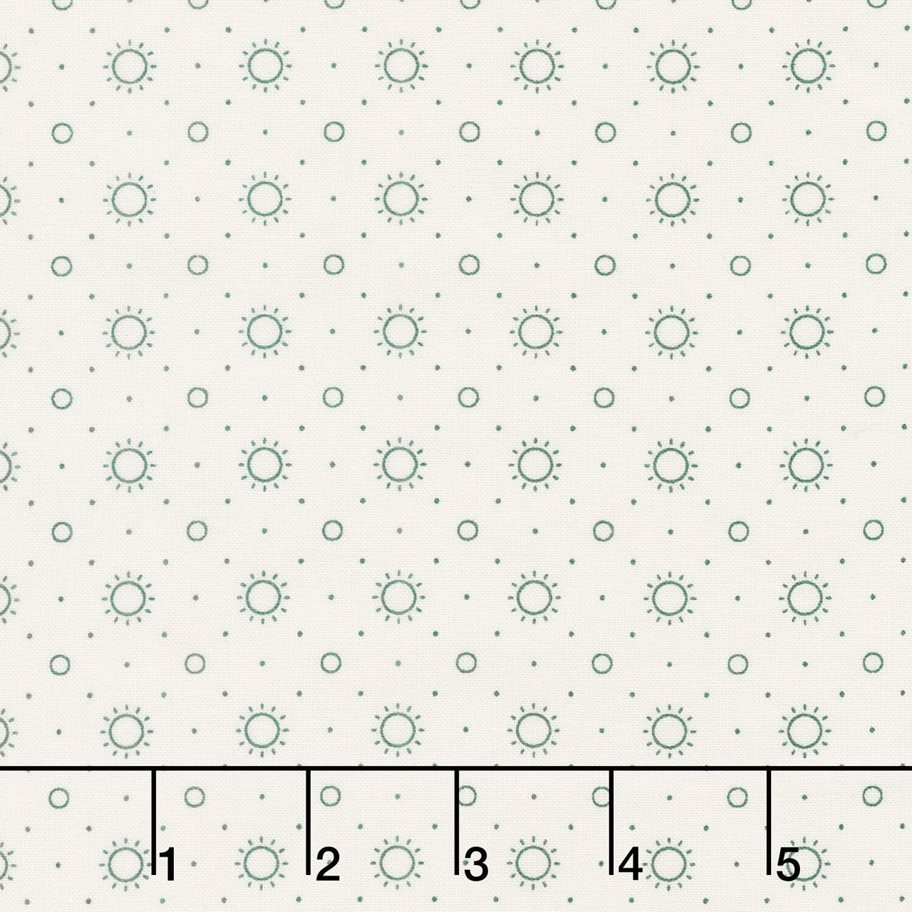 Buttercream and Brickle Bits Basics - Radiant Circles Cream Yardage