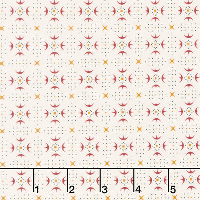 Buttercream and Brickle Bits Basics - Chicken Tracks Cream Yardage