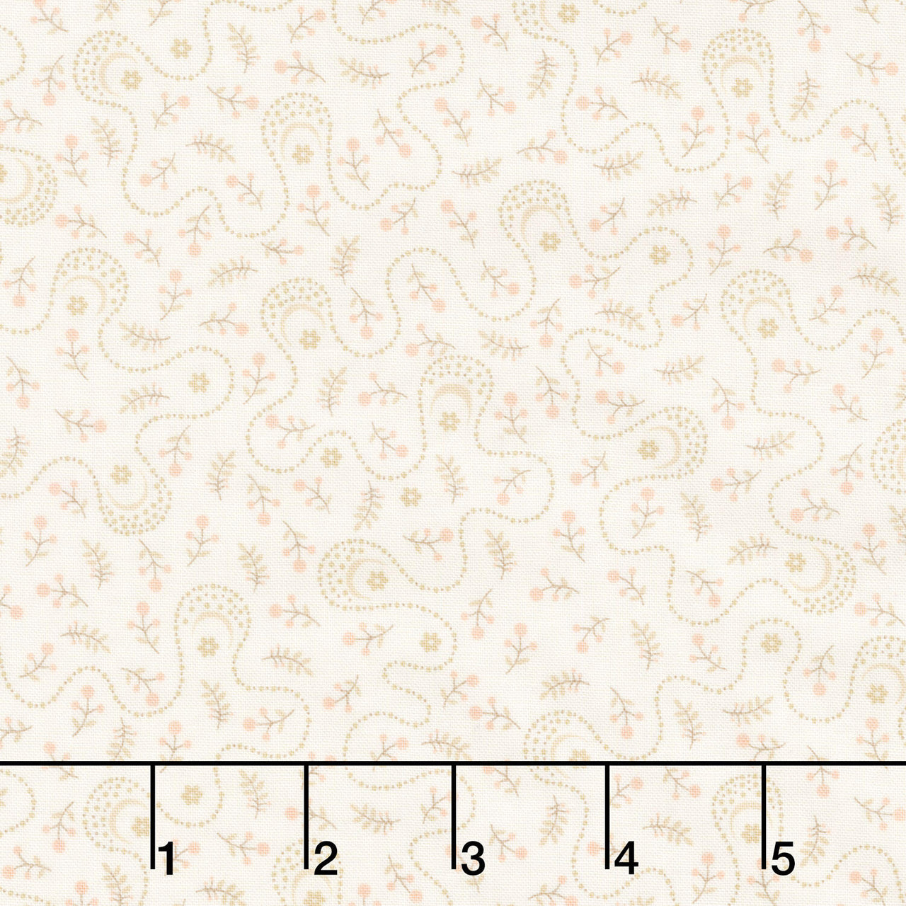 Buttercream and Brickle Bits Basics - Penny Blossoms Cream Yardage