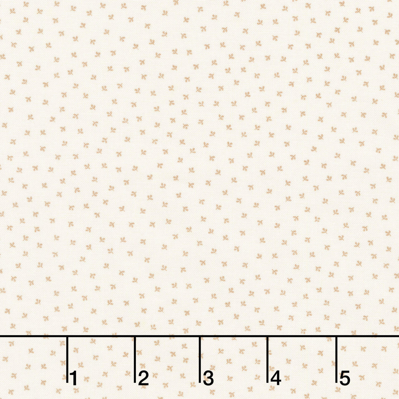 Buttercream and Brickle Bits Basics - Little Leaves Cream Yardage