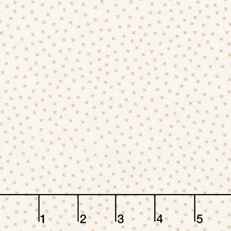 Buttercream and Brickle Bits Basics - Little Leaves Cream Yardage