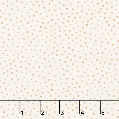 Buttercream and Brickle Bits Basics - Little Leaves Cream Yardage
