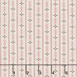 Buttercream and Brickle Bits Basics - Cottage Ticking Stripe Cream Yardage